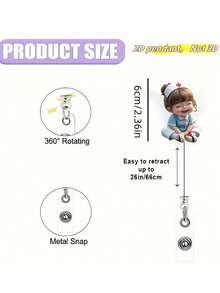 2D Flat Acrylic Nurse Girl ID Card Holder - Retractable Label Holder, Durable Label For Medical Students And Nurse Practitioners - Durable PMMA Material For Workplace Identification, Medical Label Holder | Fun Design | Durable Acrylic, Nurse Accessories, Back To School, Gift For Teacher
