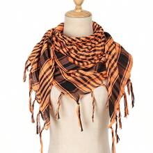 1 件，战术沙漠围巾男士颈巾男士棉质阿拉伯流苏围巾，沙漠战术围巾纯棉男女款 - 彩色 - 查看 7