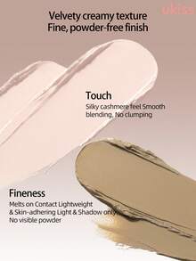 ukiss Dual-Ended Tip Contouring And Highlighter, Contouring And Highlighter Stick, Lightweight And Moisturizing, Full Coverage, Precise Contouring And Highlighting, Long Lasting, Conceals, Shading, Covers, Hydrates, Highlights, Light Sand - CH01 Cool Tone - View 5