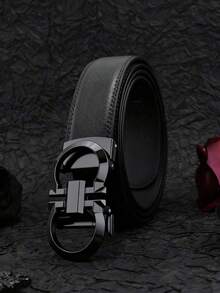 这款男女通用的8字形合金自动扣皮带，时尚高端，轻盈奢华，休闲商务皆宜，男女皆可佩戴。皮带长120厘米/47.24英寸，经久耐用，适合日常办公和聚会等各种场合。是馈赠男友、朋友和家人的理想之选。 - 槍黑色 - 查看 14