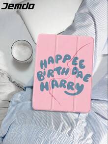 1 件生日快乐字母图案 Kindle NK 11/Kindle Basic/Kindle Paperwhite 5/Kindle 2024 保护套，自动唤醒/睡眠，轻巧便捷，浪漫礼物 - 彩色 - 查看 18