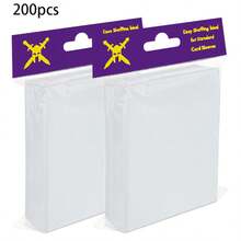 100/200/300/500/600/1000 件透明卡套，适用于收集游戏卡、顶部装载机、交易卡、棒球、MTG、运动卡的塑料卡保护套