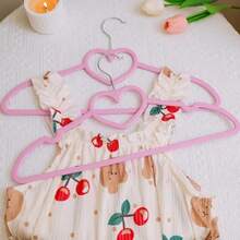 10 piezas de perchas con forma de corazón antideslizantes, estantes de secado multifuncionales