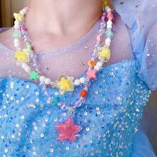 Kids Jewelry For Little Girls Necklace Bracelet With Unicorn Rainbow Star Crown Pendant For Toddler Dress Up Jewelry Princess Gifts For 3 4 5 6 7 8 Years OldEssential Festive Atmosphere For Christmas - 1 - View 4