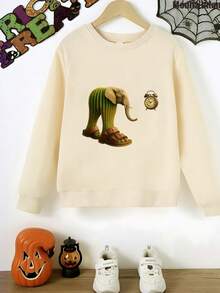 Tween Boys Sweatshirts - Apricot - View 1