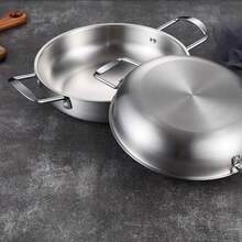 Zestaw garnków wojskowych w stylu koreańskim, srebrny garnek, koreański garnek do ramenu, garnek do zupy ze stali nierdzewnej, garnek do makaronu, garnek do owoców morza, odpowiedni do kuchenek indukcyjnych, garnek do makaronu instant, garnek do gotowania na gorąco - Prawdziwy kolor - Zobacz 13