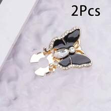 2 butoni minimalisti francezi cu zirconiu artificial și perle - accesoriu versatil pentru rochii, smokinguri și ținute casual