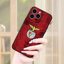 Simple Benfica Football Club Official Phone Wallpaper Print All-Black Phone Case For Phone17 Pro MAX/11/12/13/14/15/15 Pro/15 Plus/15 Pro Max/X/XS Max/XR/11 Pro/12 Pro/13 Pro/14  Pro/12 Mini/13 Mini/11 Pro Max/12 Pro Max/13 Pro Max/14 Pro Max/14 Plus/6/6s/6 Plus/7/8/16 Pro/16 Plus/16 Pro Max Galaxy A54/A14/A12/A13/A15/A32/A33/A24/A52S/S20/S21/S22/S23/S24/S23 Plus/S24 Ultra/S25/A15/A33/A23 Android Phone Case, Essential For Daily Commuting, MagSafe Support, Less Yellowing, Halloween Gift, Virgin Mary Day Sticker, Independence Day Gift, Christmas Wallpaper, Valentine's Day Gift, Birthday Gift For Friends And Family - 黑色 - 查看 4