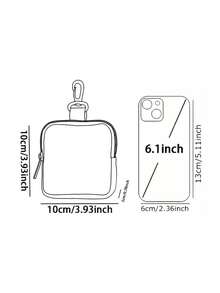 Geantă compactă pentru medicamente și portofel pentru monede, cu buzunar sigur cu fermoar și clemă tip carabină, husă/organizator multifuncțională din poliester durabil pentru medicamente, consumabile, monede și obiecte mici, geantă de călătorie portabilă și ușoară, cu imprimeu vibrant distractiv și design grafic jucăuș, ideală pentru profesioniștii din domeniul sănătății, studenți, lucrători de birou și călători, utilizare zilnică perfectă, ziua de naștere, Crăciun, Anul Nou, Ziua Îndrăgostiților, cutie de pastile pentru cadouri de la întoarcerea la școală, organizator de medicamente, geantă de depozitare a medicamentelor pentru călătorii în aer liber, articole esențiale, geantă de prim ajutor.