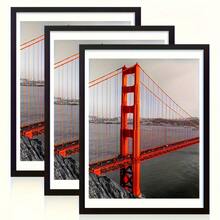 1/3/5 pezzi Cornice fotografica in legno da 16 pollici con rivestimento interno, cornice fotografica da parete in stile vintage, dimensione 16 pollici adatta per esposizione di opere d'arte, esposizione di foto, decorazione per casa e ufficio