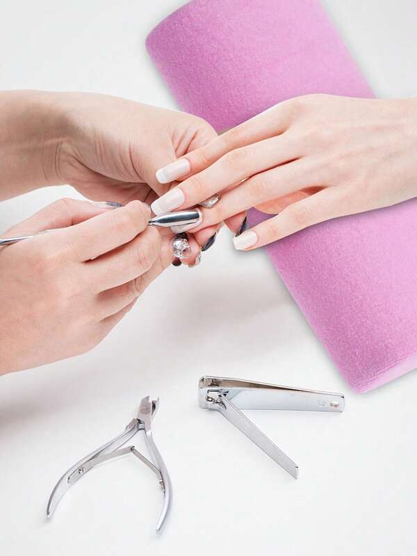 1 Stück minimalistisches Nagel-Kissen mit Schwamm innen, Nagel-Armauflage, Nagel-Tischauflage, waschbares Nagel-Kissen, Armauflage, Handgelenk-Kissen geeignet für den Heimgebrauch und den Gebrauch im Nagelstudio