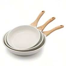 APPKER Non-Stick Pan, Frying Pan, Wok, Chef's Pan, With Heat-Resistant Handle, Suitable For Induction Cooktops, Kitchen, White (20/24/28 Cm) - Multicolor - View 5