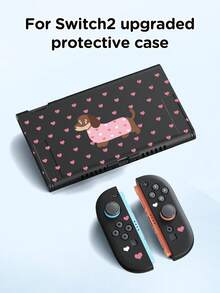 1pc Cute Pink Heart & Puppy Design Protective Case/Cover, Compatible With Nintendo Switch 2 (2025), Switch NS, Switch OLED, Switch Lite, Best Gift For Switch Players - Multicolor - View 13