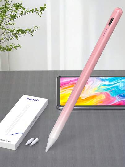 这款触控笔兼容iPad，是一款触控笔和平板电脑配件，兼容2022年发布的iPad第十/十一代（A16芯片）和2025年发布的iPad Air 4/5/6（10.9英寸）。无需蓝牙连接即可实现高灵敏度触控。笔尖可根据角度绘制不同粗细的线条或阴影效果。