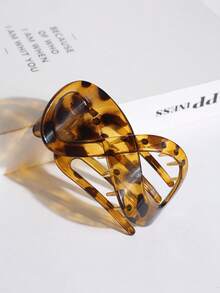 1 件/3 件女士扁平发夹，适合中等厚度头发，玳瑁扁平发夹，鸭嘴发夹，牢固抓握，舒适曲线贴合，适合驾驶、瑜伽、所有发质，豹纹休闲，爪夹，发夹，发夹，发夹，学校用品，动物图案 - 彩色 - 查看 10