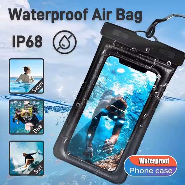 Floating Waterproof Phone Pouch Waterproof Phone Case, Underwater Dry Bag Cell Phone Pouch For IPhone 16 15 14 13 12 11 Pro Max XS XR X, Sam-Sung Galaxy S23 S22 S21 S20 Ultra Up To 7.0"