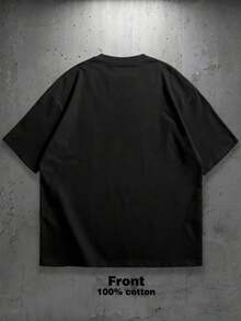 Men's Basic Graphic T-Shirt | Y'all Be Cap'n Too Much Design | 100% Cotton | Soft & Comfortable | Casual Wear | Gift For Him | Unisex Crew Neck Tee | USA Made | Factory Direct: Men's Fun Cartoon Print T-Shirt. - màu đen - Xem 3