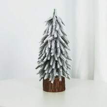 Christmas Decorations Mini Artificial PE Christmas Tree, Holiday Party Decor Small Christmas Tree, Window Display Atmosphere Ornament, Tabletop Decor, Christmas Decoration, Christmas Window Cabinet Decor, Holiday Display, Artificial Snowy Small Tree Tabletop Ornament Home Decor Room Decor Winter