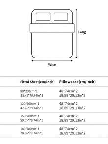 Juego de 3 piezas de ropa de cama, con patrón de tablero de ajedrez, suave y cómodo, incluye 1 sábana ajustable y 2 fundas de almohada, sin relleno, adecuado para dormitorio, habitación, uso doméstico, disponible en varios tamaños