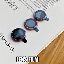 [2025 Nuevo] Película protectora de lente, Funda protectora a prueba de golpes para iPhone 17, Diseño transparente AR HD antihuellas, Protección antiarañazos de nivel OEM, Compatible con 17/17 Pro/17 Pro Max/Air/16/15/4/13/16E - Vistoso - Ver 4