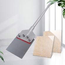 WUPYI2018 Spachtelmeißel SDS-Max, Fliesenmeißel 245 x 60 mm Meißel Meissel Bodenschaber für Abziehen von Farbe Teppich Fliesenkleber Fußbodenkleber PVC-Fliesen Linoleum - Silber - Übersicht 9