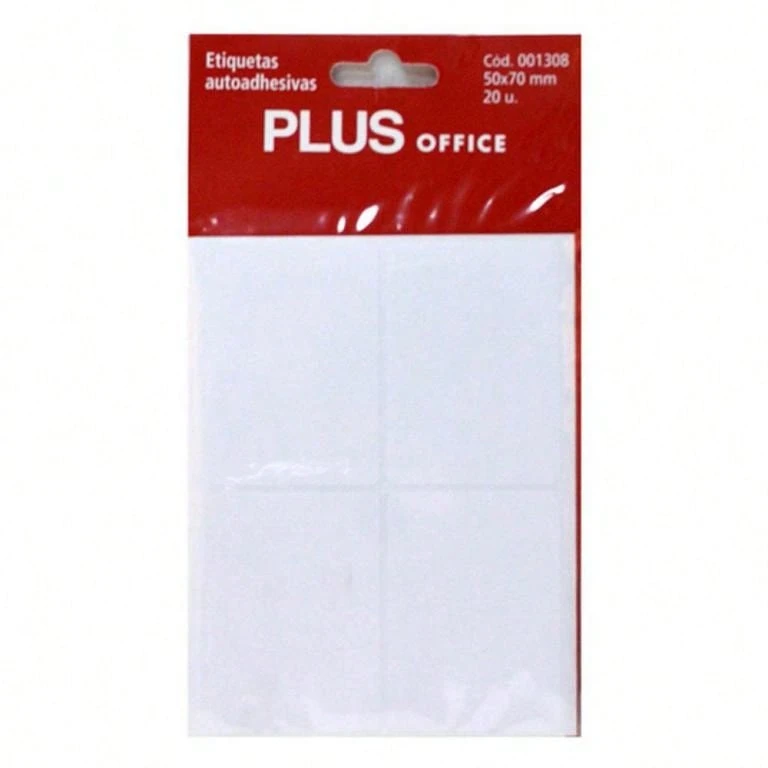 campus Etiquetas Autoadhesivas Plus Office 53mm x 100mm - 15 Etiquetas, 5 Hojas, prácticas y resistentes ✅ Entrega 24/72h a España (península) - 53mmx82mm 20 Etiquetas 5 Hojas - Ver 1