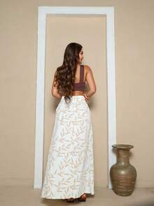 Women Skirts - Beige - View 4