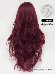 clouder Red Highlight Blonde Extra Long Curly Wig 30 Inch Cosplay Wig Halloween Christmas Wig Elegant Soft Matte Hair Loose Curls Casual Outing Street Punk Wig Rock Wig Fluffy Natural Cool Girl Synthetic Heat-Resistant Fiber Wig Suitable For Women Daily Party Wig Music Festival Wig Avant-Garde College Style Wig Modern Fashion Gothic Wig - 挑染金色 - 查看 3