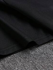 Maglietta casual da uomo con scollo rotondo e stampa "La mia moto mi chiama", colore nero, stile sportivo estivo, materiale leggermente elasticizzato, vestibilità regular per adulti MP7R - nero - Visualizzare 4