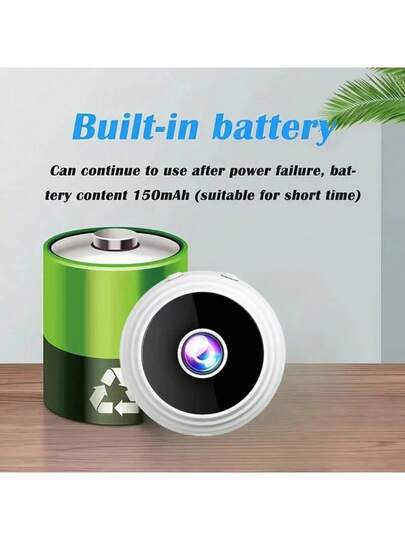 Wireless Mini Home Security Camera, Indoor WiFi Camera Monitoring, Slimme Remote Viewing Via Mobile App, Motion Detection, Easy Setup Easter Butler Assistant view 7