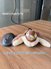 USB Rechargeable Interactive Cat Toy - Chirping Bird With Flapping Wings (Not Flying, Needs Hanging String), Indoor Flying Bird Cat Toy, Pet Supplies, Electric Interactive Realistic Bird Pet Toy, Rechargeable - Multicolor - View 8