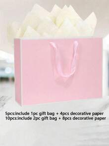 1 buc/, 10 buc/, Sacoșe de cumpărături, Sacoșe de ambalare cu mânere, Geantă decorativă cu funde, Geantă de mână albă din hârtie de mare capacitate, Halloween Ziua Recunoștinței Crăciun Anul Nou Nuntă Ziua de naștere Pachet cadou, Sacoșă de cumpărături simplă în culoare solidă, Consumabile pentru afaceri mici, Cele mai ieftine articole disponibile, Cutii de împachetat cadouri pentru bijuterii pentru petrecerea de Crăciun, Nuntă de vară, Sezonul nunților, Petrecere în aer liber, Petrecere de sărbători