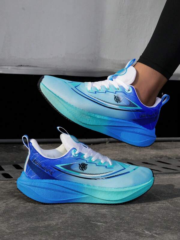 Calçados esportivos masculinos com placa de carbono para atividades ao ar livre, calçados leves, calçados para casais, adequados para corrida, corrida, treinamento, maratona, corrida de velocidade; calçados esportivos femininos, calçados para competição de atletismo, calçados femininos para corrida de estrada, calçados de malha respirável, com sola resistente ao desgaste, com absorção de choque e antiderrapante