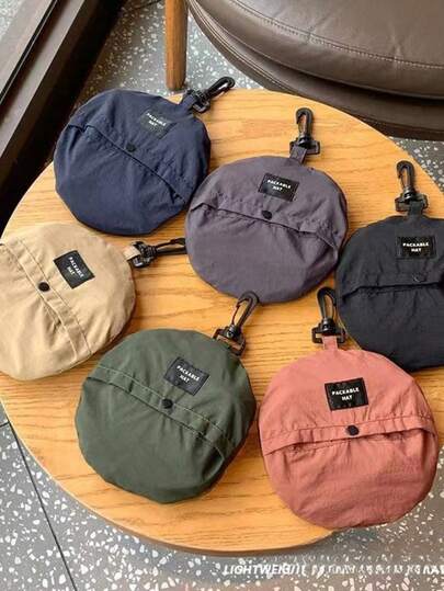 1pc Unisex Outdoor Bucket Hat, Lightweight, Quick-Drying, Sun Protection, Foldable, Suitable For Summer, Sports, Hiking Fall