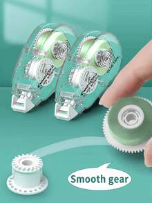 1pc Dot Correction Tape, High Capacity, Transparent Double-Sided Adhesive, Suitable For Children's Handmade Scrapbooking, Stickers, High Viscosity Dotted Double-Sided Tape, Seamless, Student Correction Tape, Craft Supply Tool