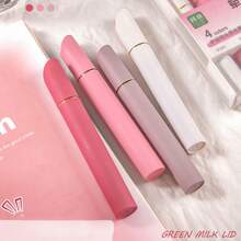 4pcs In Set Colin 669 Fruit-Colored Mist Large-Capacity Lipstick, Student Key Point Marking Soft Tip DIY Painting Highlighter