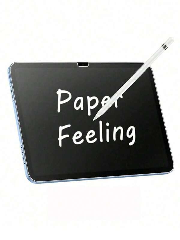1 pezzo Pellicola protettiva per schermo in carta velina opaca, compatibile con iPad 11a/10a/9a/8a/7a/6a/5a generazione da 10.9"/10.2"/9.7", iPad Air 7/6/5/4/3/2/1, iPad Pro 9.7"/10.5", sensazione di carta, materiale PET, ultra sottile e ad alta sensibilità, pellicola protettiva per scrivere e disegnare sui tablet