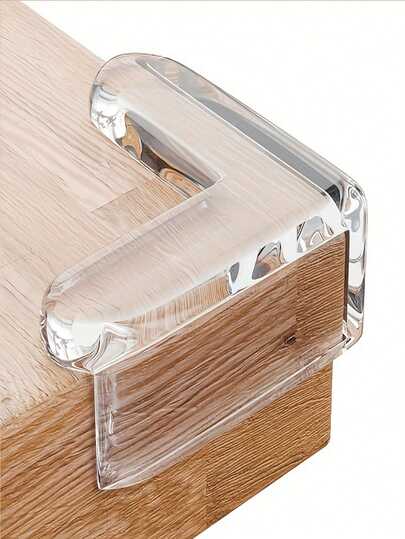 12pcs Transparent Corner Guards - High Strength Adhesive, Suitable For Tables, Furniture, Glass, Cabinets, Etc.