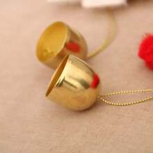 1/3 Stücke Weihnachtsdekoration kleine Glocke Anhänger Schleife Filz Weihnachtsbaum Auto Tür Hängende Dekoration Windspiel Atmosphäre Anhänger