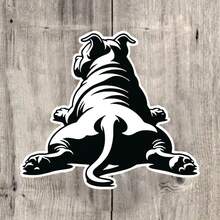 American Pitbull Bully Dog Peeking Paws Pet Car Truck Window Vinyl Sticker Waterproof, Durable Stickers For Laptops, Phones, Etc. - Humorous Quote Stickers, Perfect For Friends And Book Lovers. - one-size - View 2