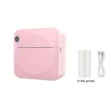 Impressora Portátil Sem Fio Mini, Criadora de Adesivos Térmicos Sem Tinta, Perfeita para Notas, Diários, Impressão de Fotos, Impressão de Etiquetas, Impressão de Texto, Compatível com iOS e Android