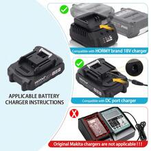 Ladegerät 2000mAh 18V 36 Watt geeignet für Makita 10.8V Originalwerkzeuge mit intelligenter Überlastschutz Überdruckschutz geeignet für bürstenlose Werkzeuge wie kabellose Bohrer Schrauber Schraubenschlüssel