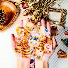 56 Creative, Cute, High-Definition And Waterproof Pet Transparent Stickers For InS-Style Dessert Cakes - 1 - 查看 3