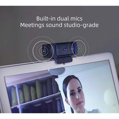 Logitech C920E專業視訊會議攝影機 視野自動對焦 雙麥克風降噪 隱私保護蓋 廣泛相容多種視訊會議軟體