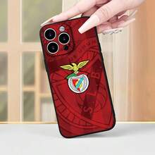 Simple Benfica Football Club Official Phone Wallpaper Print All-Black Phone Case For Phone17 Pro MAX/11/12/13/14/15/15 Pro/15 Plus/15 Pro Max/X/XS Max/XR/11 Pro/12 Pro/13 Pro/14  Pro/12 Mini/13 Mini/11 Pro Max/12 Pro Max/13 Pro Max/14 Pro Max/14 Plus/6/6s/6 Plus/7/8/16 Pro/16 Plus/16 Pro Max Galaxy A54/A14/A12/A13/A15/A32/A33/A24/A52S/S20/S21/S22/S23/S24/S23 Plus/S24 Ultra/S25/A15/A33/A23 Android Phone Case, Essential For Daily Commuting, MagSafe Support, Less Yellowing, Halloween Gift, Virgin Mary Day Sticker, Independence Day Gift, Christmas Wallpaper, Valentine's Day Gift, Birthday Gift For Friends And Family - 黑色 - 查看 2
