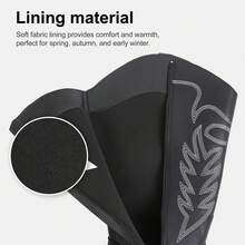 Women's Extra Wide Calf Cowboy Boots Embroidered Western Cowgirl Knee High Boots - 黑色 - 查看 4