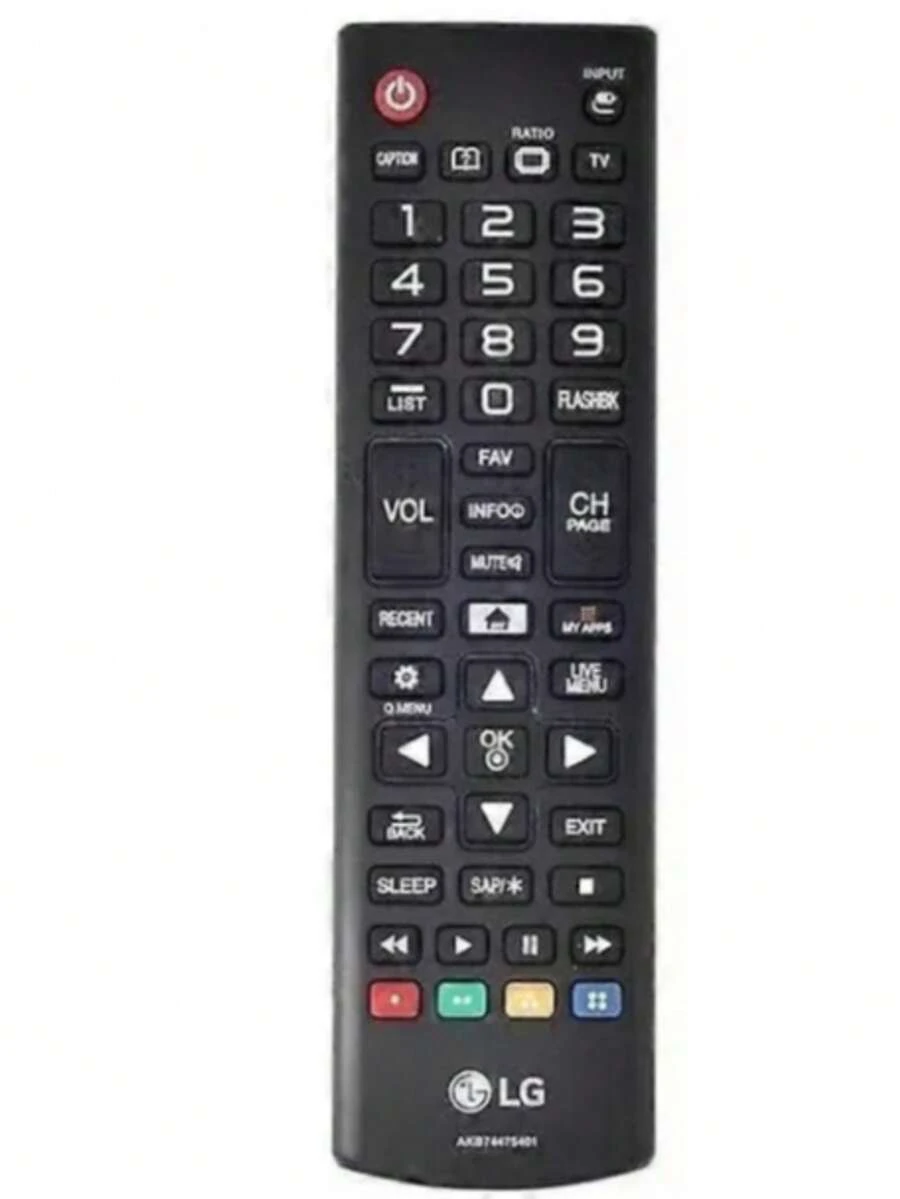 Universal Replacement TV Remote Control – Practical, Compatible, And Easy To Use AKB74475401 - Black - View 1