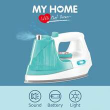 1PC Children's Toy Iron Household Appliance Toy With Sound, Light, And Spray Effects Simulates The Ironing Process Role-Play Toy Tailor Role-Play Game Gender-Neutral Educational Toy Children's Toy Miniature Realistic Household Appliance Toy Girls' Toy Boys' Toy Children's Game Birthday Gift Christmas Gift - Multicolor - View 5