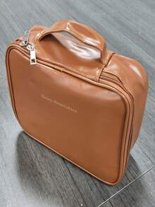 Multi-Layer Large Capacity Detachable Makeup Bag, Travel Cosmetic Organizer With Brush Storage, Universal Portable Beauty Essentials Pouch For Men And Women, Available In 4 ColorsLarge Capacity Detachable Makeup Bag - Travel Cosmetic Organizer With Brush Holder, Multiple Compartments & Mesh Pockets, Durable Portable Beauty Case For Men & Women, Alcohol-Free, Large Makeup Bag, Compact Design, Sturdy Construction, Organized Lifestyle,Makeup Pouch,Cosmetic Bag,Travel Essential,Large Capacity,Large Makeup Bag