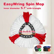 1/2/3/4pcs Mop Heads Replacement Compatible With EasyWring Spin Mop , Microfiber, Deep Cleaning Machine Washable And Easy-To-Replace